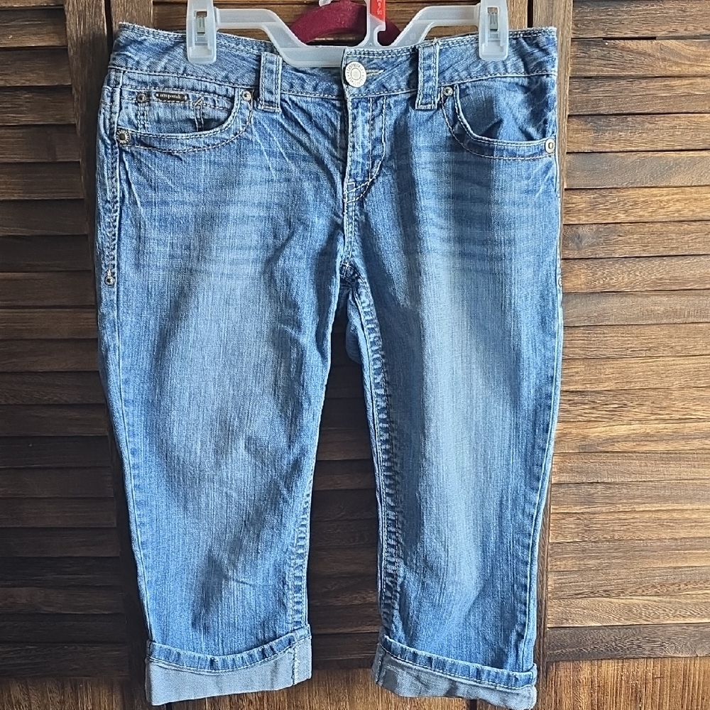 Aeropostale Light Blue Cropped Jeans